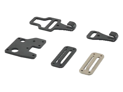 Gancho de revestimento em pó para peça de acabamento interno automático